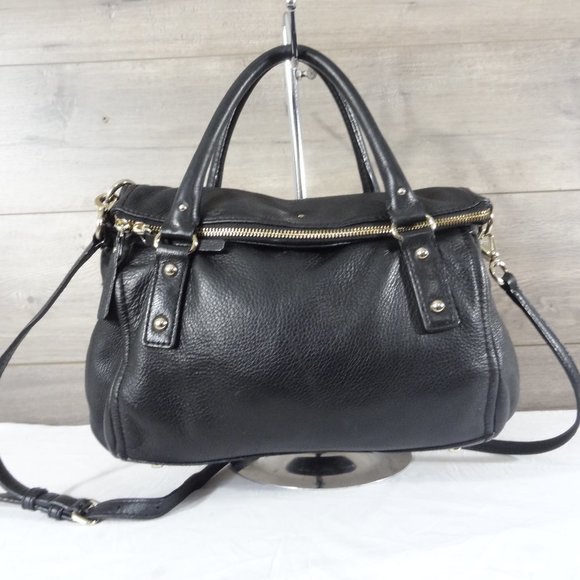 Kate Spade Leather Fold Over Flap Crossbody Bag